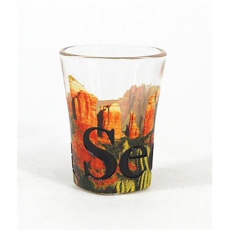 AMERICAWARE Americaware SGSED01 Sedona Full Color Etched  Shot Glass SGSED01